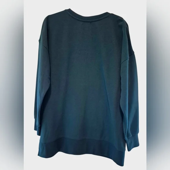 Festive Green Sweatshirt Sleigh Full Of Presents  Christmas Tree Design - Picture 2 of 2